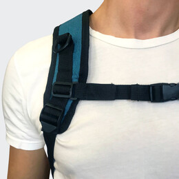 Σακίδιο με Θήκη Laptop 15,6'' BENZI Πετρόλ BZ5532