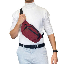 Τσαντάκι μέσης BENZI Μπορντό BZ5542