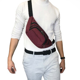 Τσαντάκι μέσης BENZI Μπορντό BZ5543