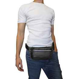 Τσαντάκι μέσης BENZI Γκρι BZ5721