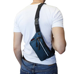 Τσαντάκι μέσης BENZI Μπλε BZ5721