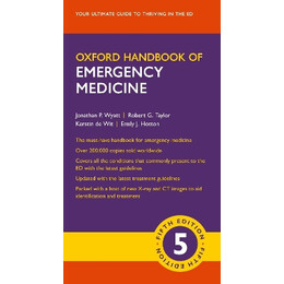 Oxford Handbook of Emergency Medicine 5th Edition