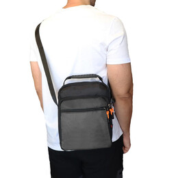 Τσαντάκι Ώμου BENZI Μαύρο/Γκρι BZ5764