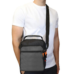 Τσαντάκι Ώμου BENZI Μαύρο/Γκρι BZ5764