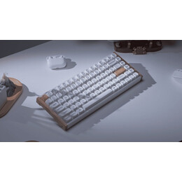 Keychron K2 HE (K2H-Q1) Wireless Magnetic Hall Effect RGB Keyboard 75% US Special Edition Wood White