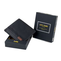Πορτοφόλι Ανδρικό Δερμάτινο Lois 202313-01 Μαύρο
