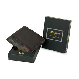 Πορτοφόλι Ανδρικό Δερμάτινο Lois 202313-02 Καφέ