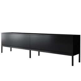 Έπιπλο Τηλεόρασης Lord Megapap Χρώμα Μαύρο 180x30x47εκ.