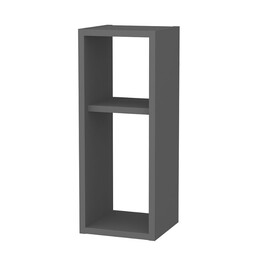 Κομοδίνο Επιτοίχιο Sault Megapap Χρώμα Ανθρακί 23,2x22x59,6εκ.