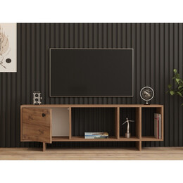 Έπιπλο Τηλεόρασης Folsom Megapap Χρώμα Atlantic Pine 140x29,9x45εκ.