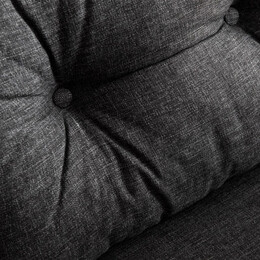 Καναπές - Κρεβάτι Sando Megapap Διθέσιος Υφασμάτινος Χρώμα Ανθρακί 133x78x78εκ.