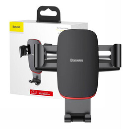 Baseus Μεταλλική Βάση Κινητού για το Αυτοκίνητο Gravitional (Έκδοση cd) (Ασημί/μαύρο)
