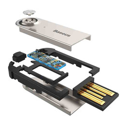 Baseus Αντάπτορας Ήχου usb Bluetooth 5.0  aux (Μαύρο)