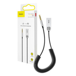 Baseus Αντάπτορας Ήχου usb Bluetooth 5.0  aux (Μαύρο)