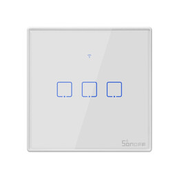 Sonoff Έξυπνος Διακόπτης Wifi & rf 433 t2 eu tx (3 Καναλιών) (Λευκό)