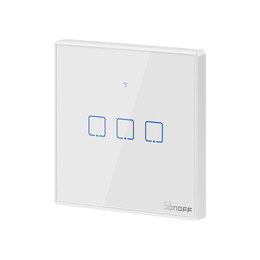Sonoff Έξυπνος Διακόπτης Wifi & rf 433 t2 eu tx (3 Καναλιών) (Λευκό)