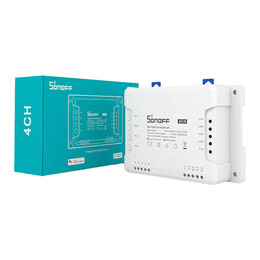 Sonoff Έξυπνος Ενδιάμεσος Διακόπτης Wifi 4chr3 (Λευκό)