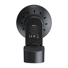 Baseus Βάση Κινητού για το Αυτοκίνητο με Ασύρματο Φορτιστή 15w big Energy για Iphone 12/iphone 13 (Μαύρο)