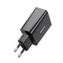 Baseus Φορτιστής Speed Mini usb-c, pd, 3a, 20w (Μαύρο)