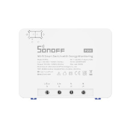 Sonoff Έξυπνος Ενδιάμεσος Διακόπτης Wifi με Παρακολούθηση Ενέργειας Powr3 (25a/5500w) (Λευκό)