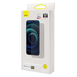 Baseus Προστατευτικό Οθόνης Tempered Glass 0.3mm  για Iphone 12 Promax (2τμχ) (Διαφανές)