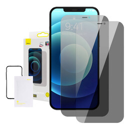 Baseus Προστατευτικό Οθόνης Tempered Glass 0.3mm  για Iphone 12 Promax (2τμχ) (Διαφανές)