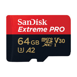 Memory Card Sandisk Extreme pro Microsdxc 64gb 200/90 Mb/s uhs-i u3 (Sdsqxcu-064g-Gn6ma)