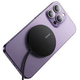 Baseus Μαγνητικός Ασύρματος Φορτιστής Simple Mini3 15w (Μαύρο)