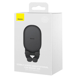 Baseus Βάση Κινητού για το Αυτοκίνητο με Τοποθέτηση Στους Αεραγωγούς (Μαύρο)