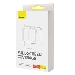 Baseus Προστατευτική Μεμβράνη Nanocrystal για Apple Watch 7/8 41mm (Διαφανές)