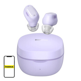 Baseus Ασύρματα Ακουστικά tws Bowie Wm01 (Λιλά)