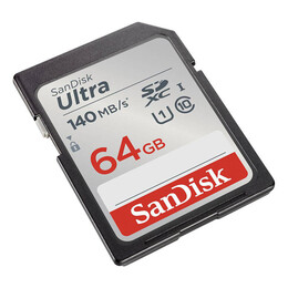 Memory Card Sandisk Ultra Sdxc 64gb 140mb/s uhs-i Class 10 (Sdsdunb-064g-Gn6in)