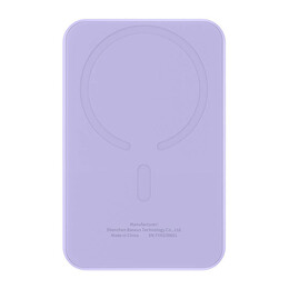 Baseus Powerbank Magnetic Mini 5000mah, usb-c 20w (Λιλά)