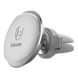 Baseus Μαγνητική Βάση Κινητού για το Αυτοκίνητο για Τοποθέτηση Στους Αεραγωγούς (Ασημί)