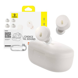 Earphones tws Baseus Bowie e18 (White)
