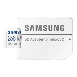 Memory Card Samsung Microsd mb-Mc256sa eu evo Plus 256gb + Adapter