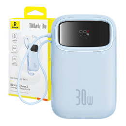 Powerbank Baseus Qpow 2 10000mah 30w 2xusb-c (Blue)