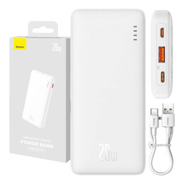 Baseus Airpow 10000mah 20w Powerbank (White)