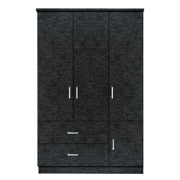 Ντουλάπα ArteLibre TUBEROSA Μαύρο Μοριοσανίδα 120x50x180cm