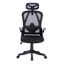 A8982 ΜΑΥΡO MESH ΠΟΛΥΘΡΟΝΑ ΓΡΑΦΕΙΟΥ