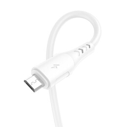 Usb to Micro usb Cable Vfan Colorful X12, 3a, 1m (White)