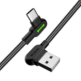 Usb to usb-c Cable Mcdodo ca-5281 Led, 1.2m (Black)