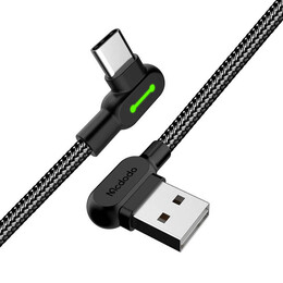 Usb to usb-c Cable Mcdodo ca-5280 Led, 1.8m (Black)