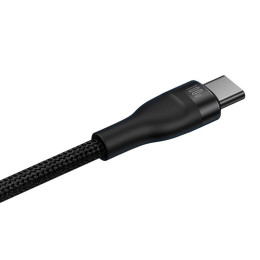 Baseus Καλώδιο usb 2σε1 Flash Series usb-c σε usb-c 100w, 1.5m (Μαύρο)