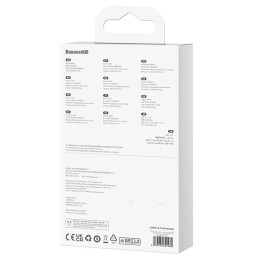 Baseus Καλώδιο usb 2σε1 Flash Series usb-c σε usb-c 100w, 1.5m (Μαύρο)