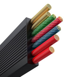 3-in-1 Baseus Free2draw usb to M+l+c 100w Cable, 1.1 m (Black)