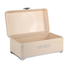 Estia Ψωμιερα Epoque Μεταλλικη 42.5x25.3x18cm Κρεμ