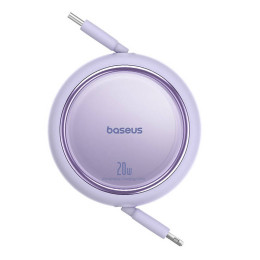 Usb Cable Baseus Free2pull usb-c to ip 20w 1m (Purple)