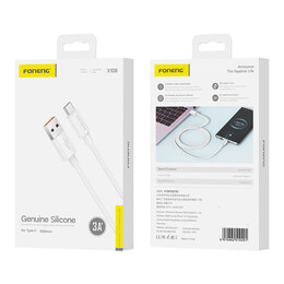Usb-a to usb-c Cable Foneng X108 3a, 1m (White)