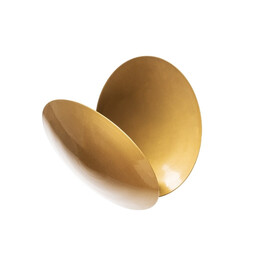 Απλίκα Τοίχου led Mimoza Megapap Μεταλλική Χρώμα Χρυσό 25x16x25εκ.